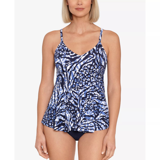 Women's V-Neck Underwire Tankini Top & Bottoms, Created for Macy's