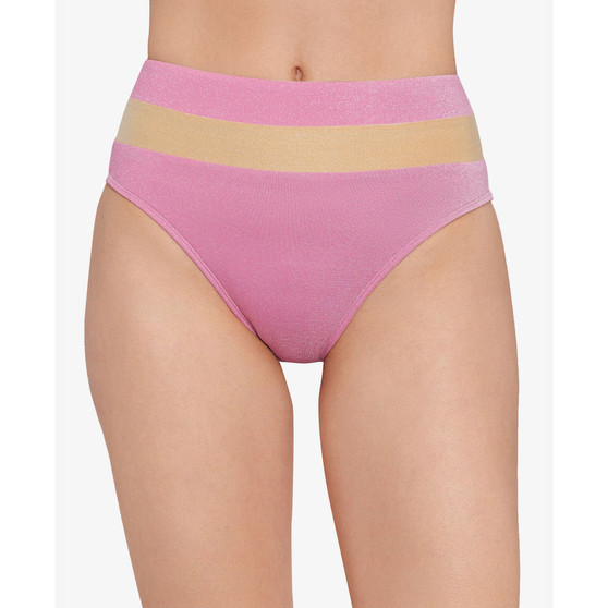 Juniors' Precious Metals Colorblocked Bikini Bottoms, Created for Macy's