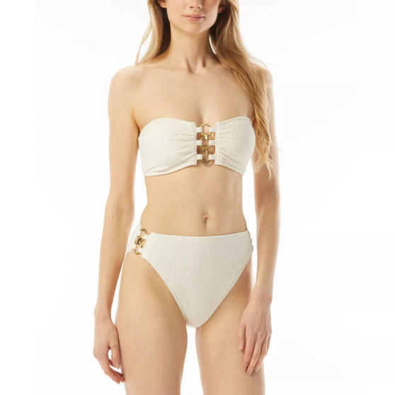 Women's O-Ring Bandeau Bikini Top & Matching Bottoms