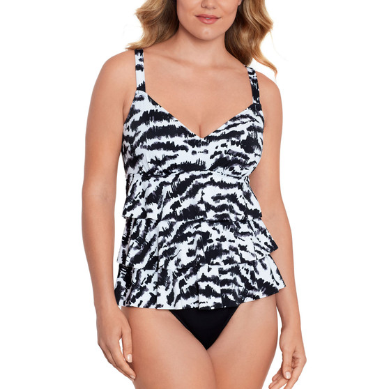 Women's Tummy Control Triple Tier Fauxkini, Created For Macy's