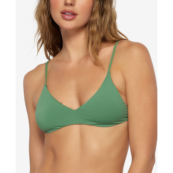Juniors' Saltwater Solid Karmen Bralette Bikini Top