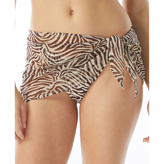 Kaylee Zebra-Print Sarong Cover-Up, Created for Macy's
