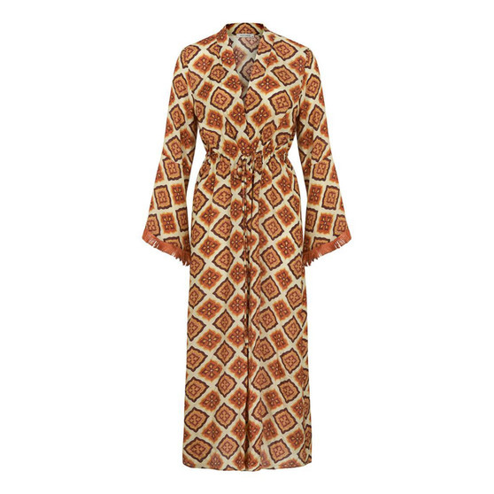 Women's  Cover up  Printed Fringe Kimono