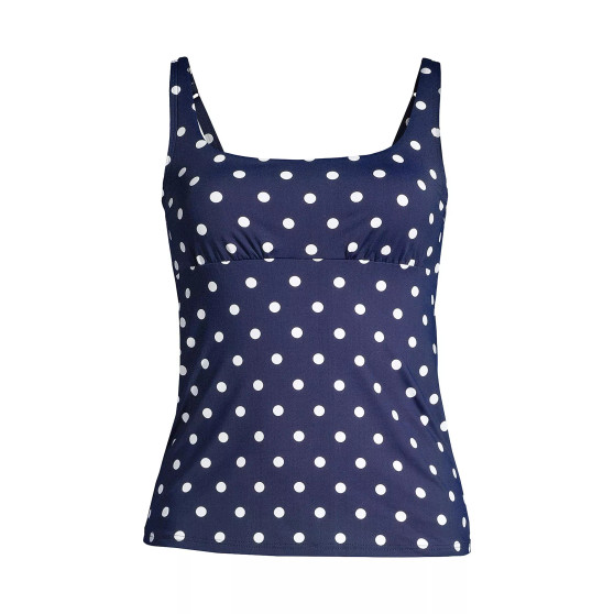 Women's Plus Size   Square Neck Underwire Tankini Swimsuit Top Adjustable Straps