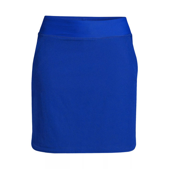 Women's Plus Size Quick Dry Elastic Waist Active Board Skort Swim Skirt
