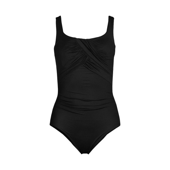 Women's D-Cup SlenderSuit Carmela Tummy Control   Scoop Neck One Piece Swimsuit