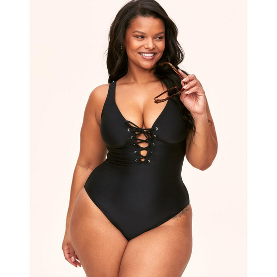 Evangeline Women's Plus-Size Swimwear One-Piece