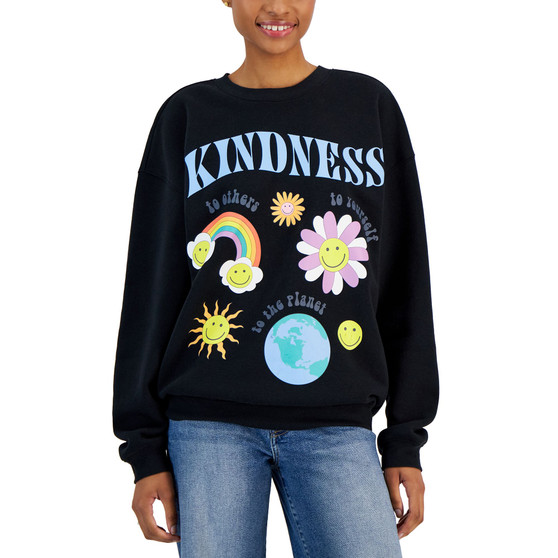 Juniors' Kindness Pullover Sweatshirt
