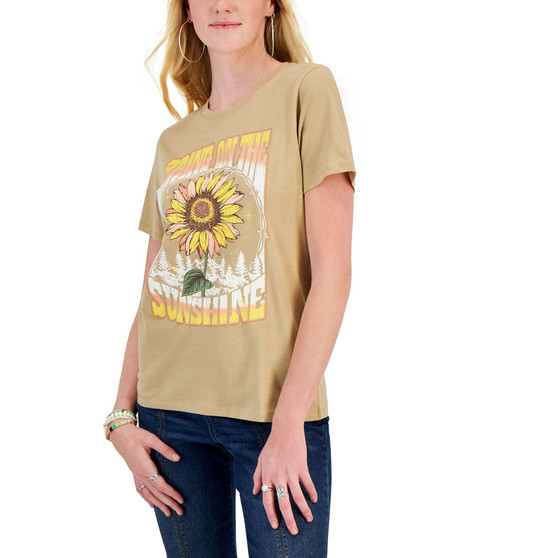 Juniors' Bring On The Sunshine Short-Sleeve T-Shirt