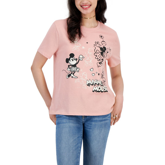 Juniors' Minnie Mouse Relaxed Graphic T-shirt