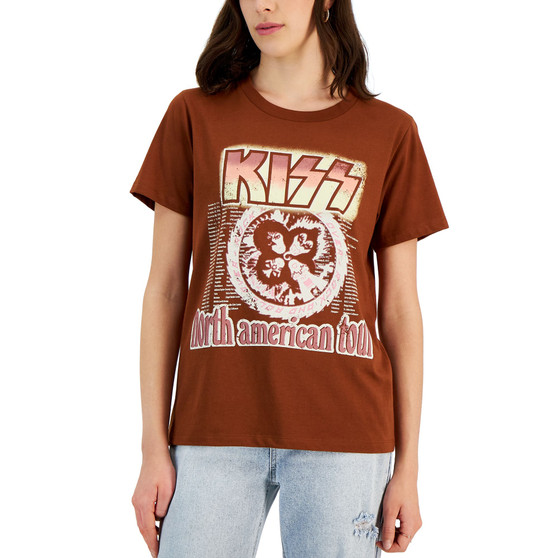Juniors' KISS Graphic T-Shirt