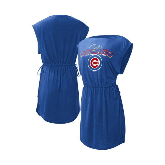 Women's Royal Chicago Cubs G.O.A.T Swimsuit Cover-Up Dress