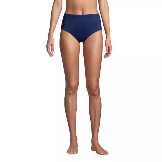 Women's Long   Tummy Control High Waisted Bikini Swim Bottoms