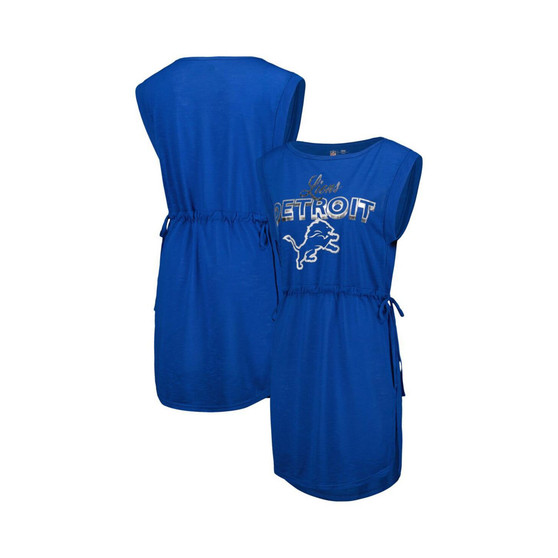 Women's Blue Detroit Lions G.O.A.T. Swimsuit Cover-Up