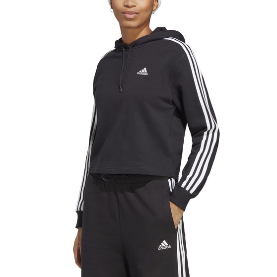 Women's Active Essentials 3-Stripe Cropped Hoodie