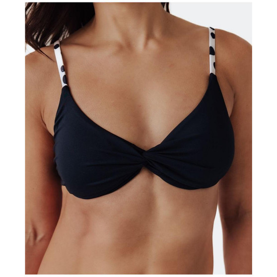 Women's Dalmatians on Vacation Twist Bikini Top