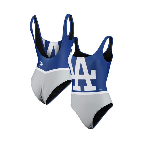 Women's Royal Los Angeles Dodgers Team One-Piece Bathing Suit
