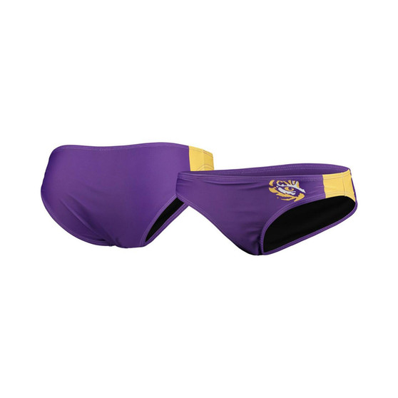 Women's Purple LSU Tigers Wordmark Bikini Bottom