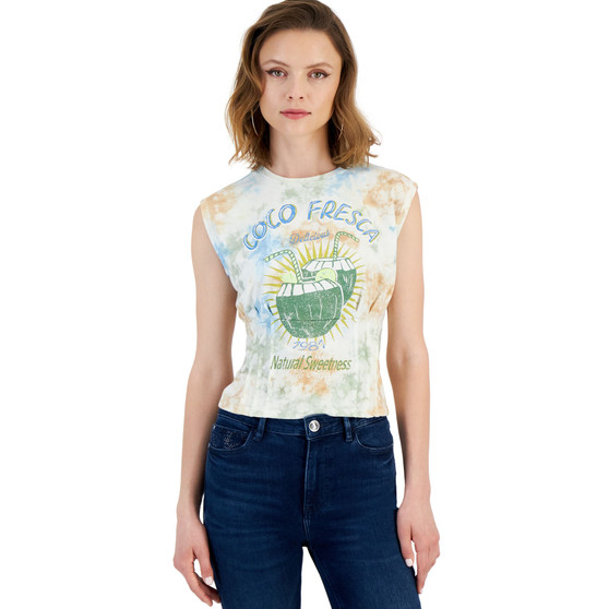 Women's Sleeveless Coco Fresca Corset T-Shirt