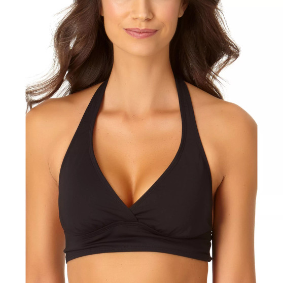 Solid Banded Halter Bikini Top
