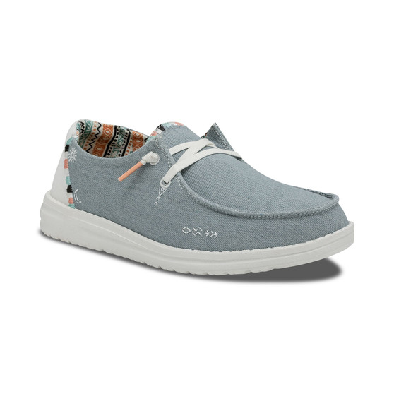 Women's Wendy Boho Embroidered Casual Moccasin Sneakers from Finish Line