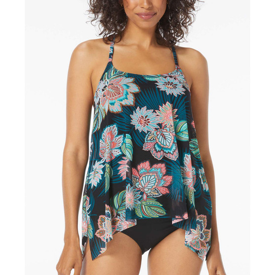 Women's Current Mesh Bra-Sized Tankini Top