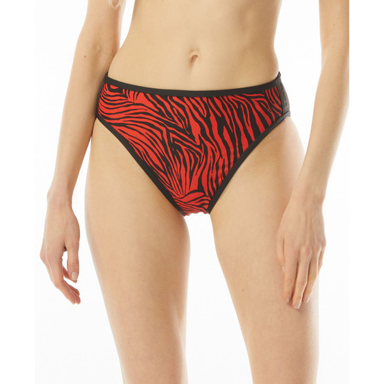 Women's Printed High Leg Bikini Bottoms
