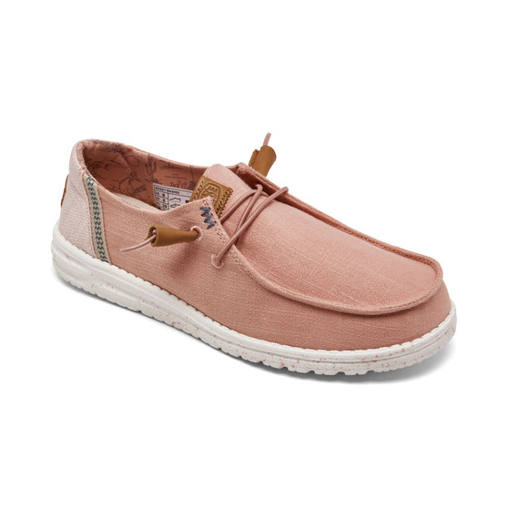 Women's Wendy Washed Canvas Casual Moccasin Sneakers from Finish Line