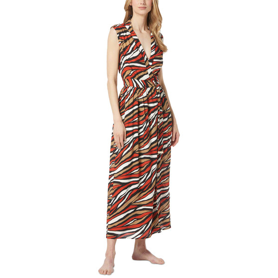 Women's Sleeveless Wrap Dress Cover-Up