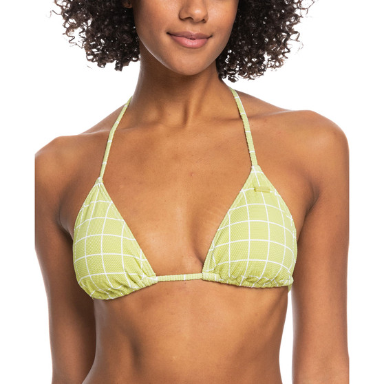 Juniors' Salty Shine Tiki Triangle Bikini Top