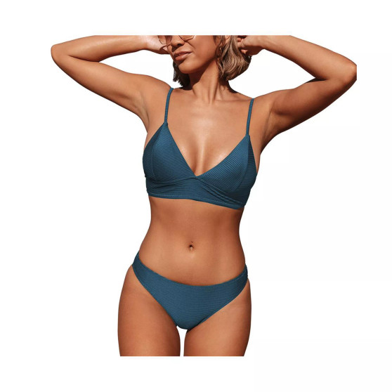 Women's Solid Color Triangle Bikini Set Padded Bikini Set