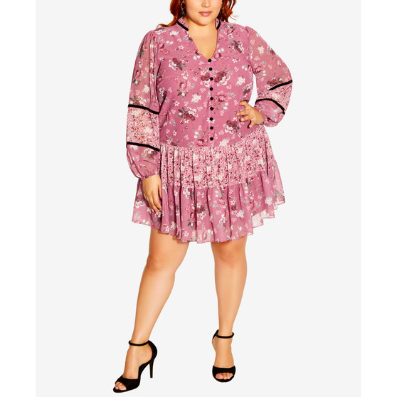 Trendy Plus Size Laura Mini Dress