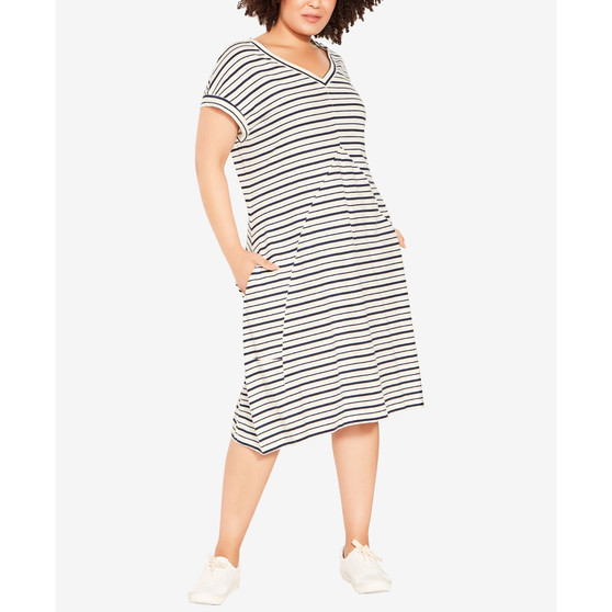Plus Size Lilly Stripe Dress