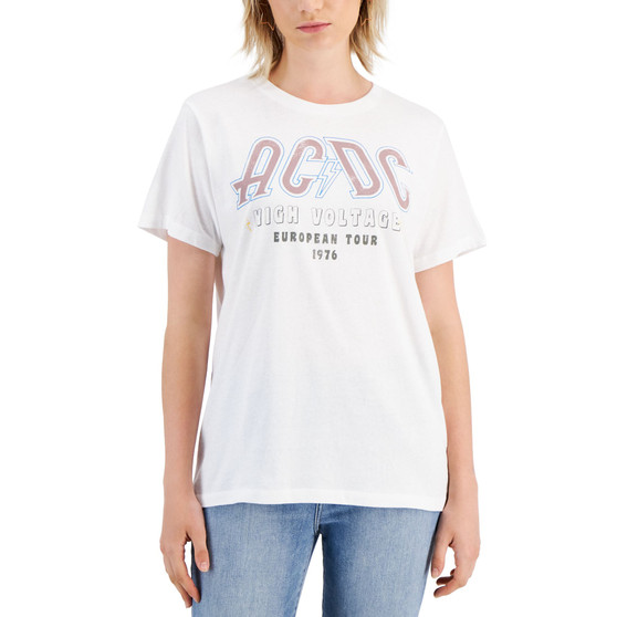 Juniors' ACDC Cotton Short-Sleeve T-Shirt