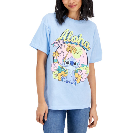 Juniors' Stitch Aloha Short-Sleeve T-Shirt