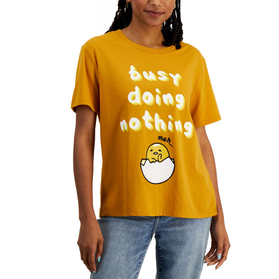 Juniors’ Gudetama Busy Doing Nothing T-Shirt