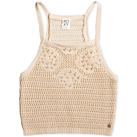 Juniors' Malibu Crush Cropped Halter-Neck Top