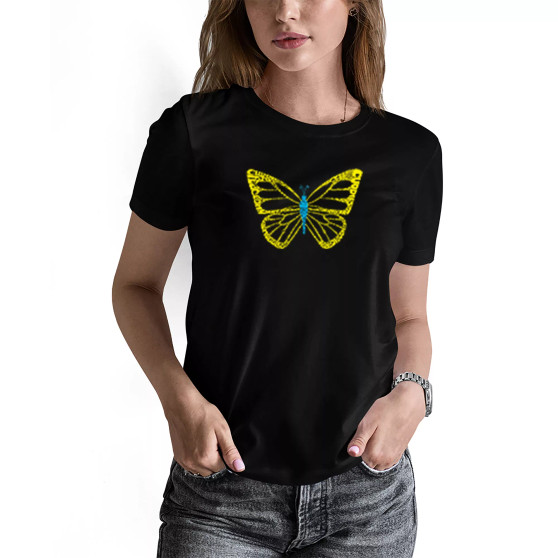 Women's Butterfly Word Art T-shirt