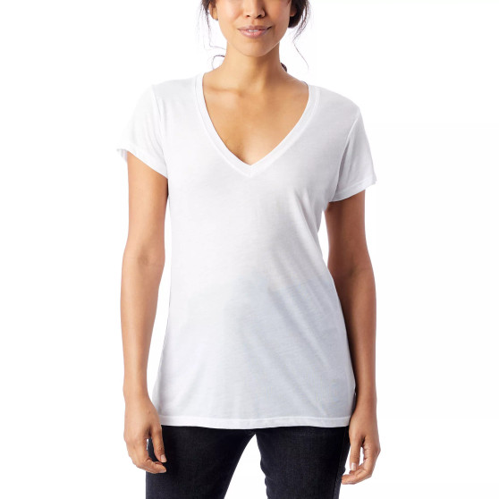 Alternative Apparel Slinky Jersey Women's V-Neck T-Shirt