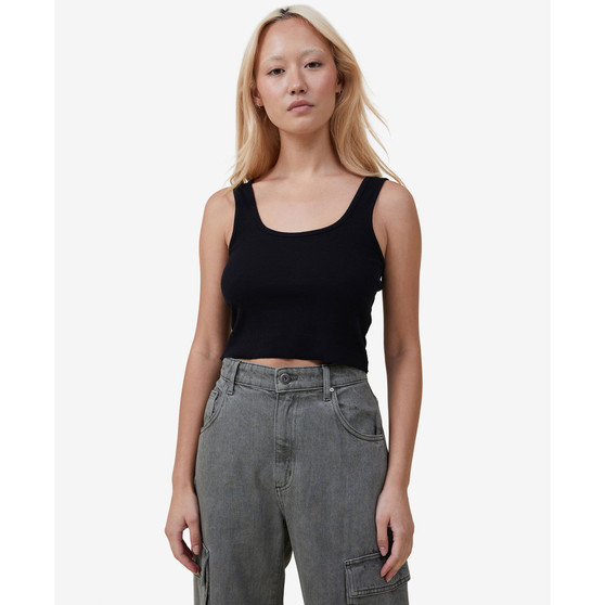 Women's The One Rib Crop Tank Top