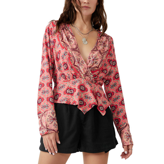 Women's Falling For You Long-Sleeve Top