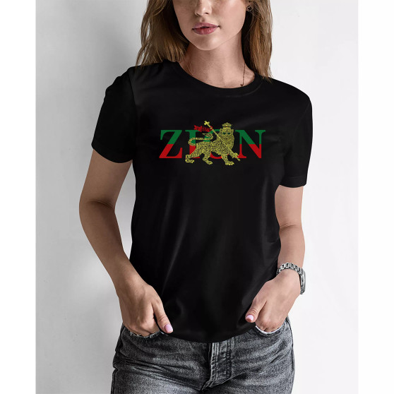 Women's Word Art Zion One Love T-Shirt