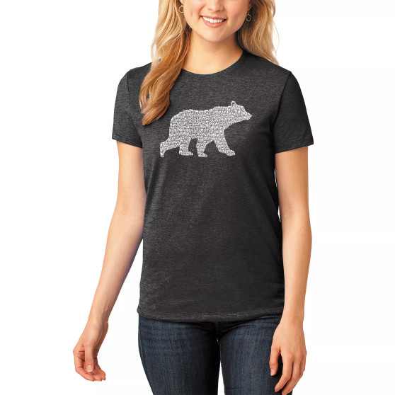 Women's Premium Blend Word Art Mama Bear T-shirt