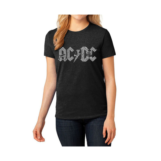 Women's AC/DC Premium Blend Word Art T-Shirt