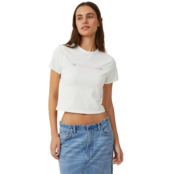 Women's Fitted Graphic Longline T-shirt