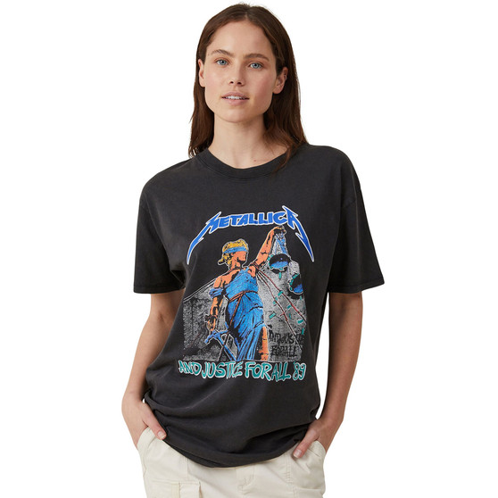 Women's Boyfriend Fit Metallica T-shirt