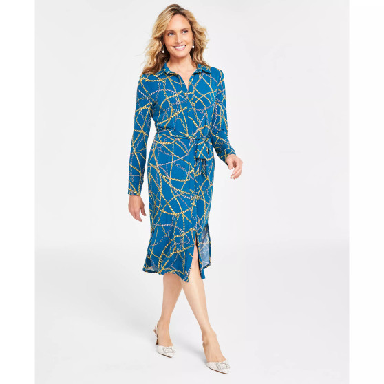 Women's Printed Shirtdress, Created for Macy's