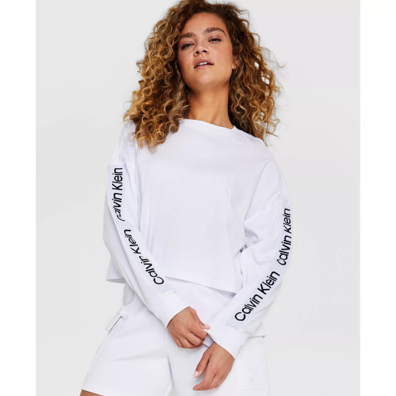 Calvin Klein Women's Cotton Logo-Sleeve Tee