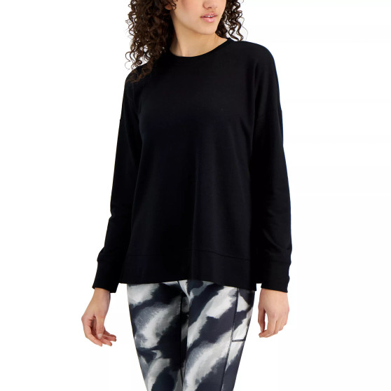 Women's Active Solid Crewneck Top, Created for Macy's