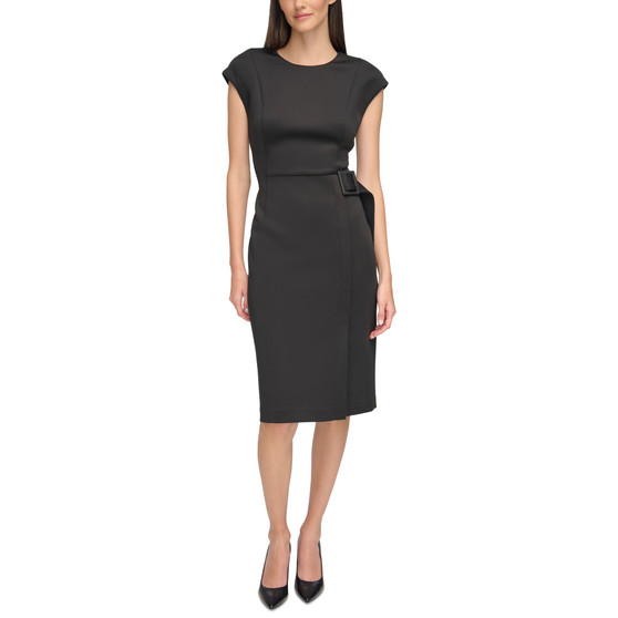 Women's Side-Tie Sheath Dress